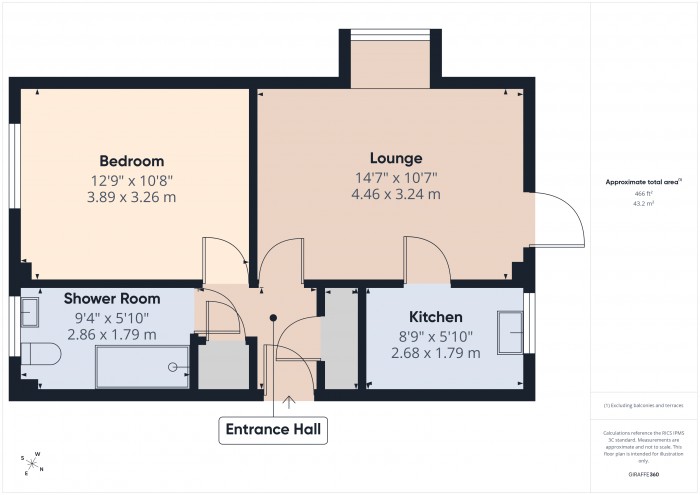 Floorplan for 6 Drakes Close, TA6