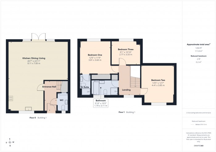 Floorplan for 2 The Old Apple Store, TA7