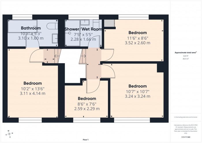 Floorplan for 4 Stafford Road, TA6