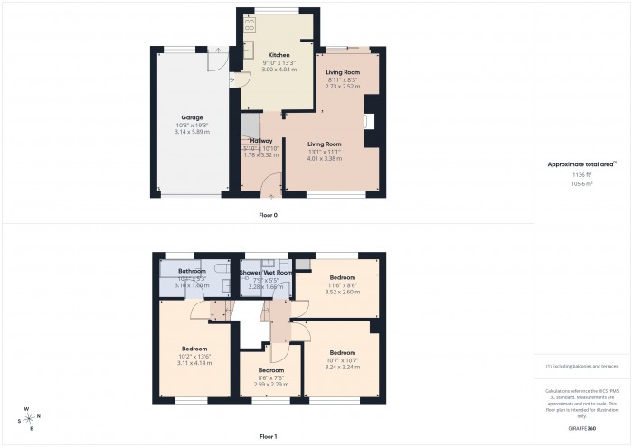 Floorplan for 4 Stafford Road, TA6