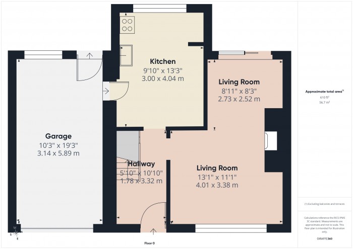 Floorplan for 4 Stafford Road, TA6
