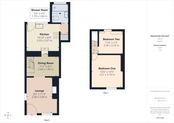 Floorplan for 35 Woolavington Road, TA7