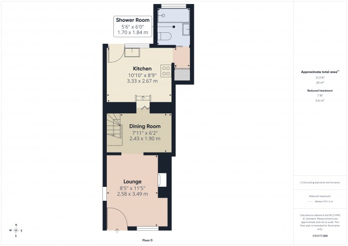 Floorplan for 35 Woolavington Road, TA7