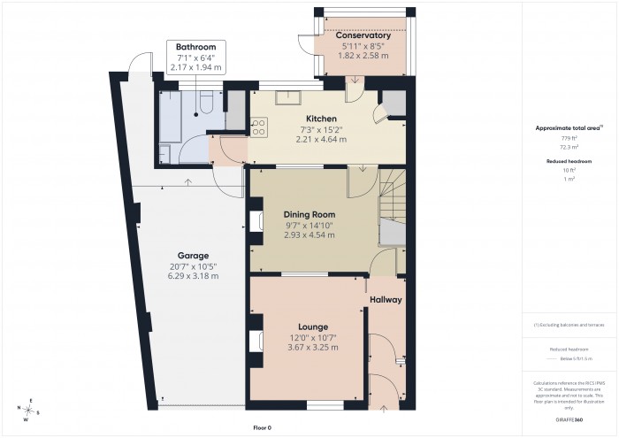 Floorplan for 40 Provident Place, TA6