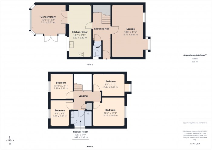 Floorplan for 31 Knightsbridge Way, TA6