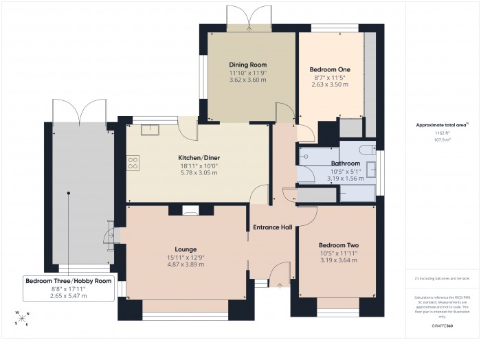 Floorplan for Old Smithy, TA5