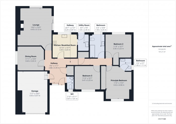 Floorplan for 25 Millands Lane, TA5