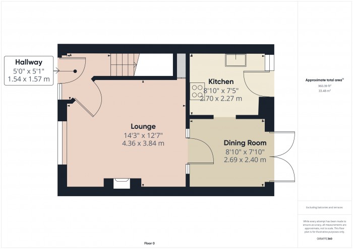 Floorplan for 17 Pine Tree Close, TA6