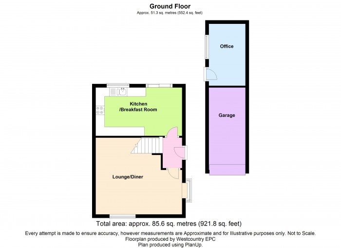 Floorplan for 10 Kensington Gardens, TA6
