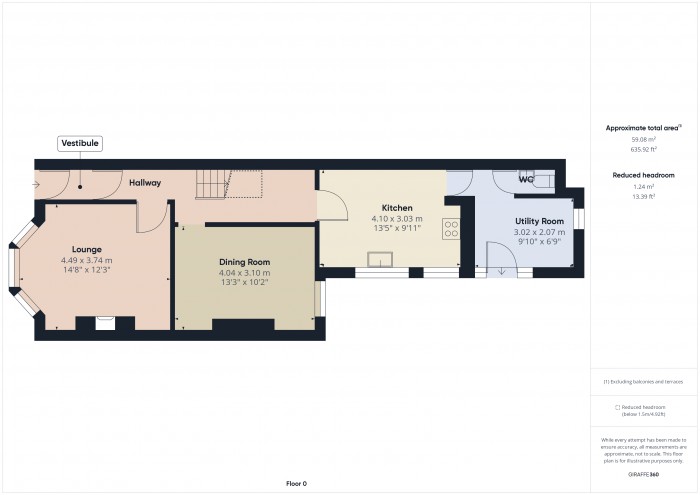 Floorplan for 3 Ashley Avenue, TA8