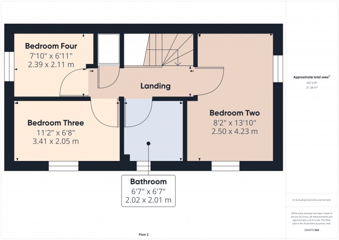 Floorplan for 26 Tundra Walk, TA6
