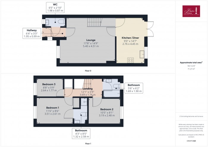Floorplan for 21 Griffen Close, TA6